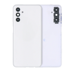 Back Cover Glass With Camera Lens For Samsung Galaxy A04s (A047 / 2022) (Service Pack) (White)