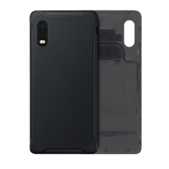 Back Cover Glass For Samsung Galaxy Xcover Pro (Service Pack) (Black)