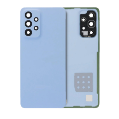 Back Cover Glass With Camera Lens For Samsung Galaxy A33 5G (A336 / 2022) (Service Pack) (Blue)