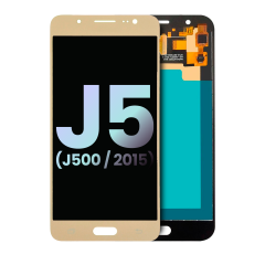 LCD Assembly Without Frame For Samsung Galaxy J5 (J500 / 2015) (Service Pack) (Gold)