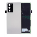 Back Cover Glass With Camera Lens For Samsung Galaxy Note 20 Ultra (Service Pack) (Mystic White)