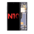 OLED Assembly With Frame For Samsung Galaxy Note 10 (Aftermarket Plus) (Aura Black)