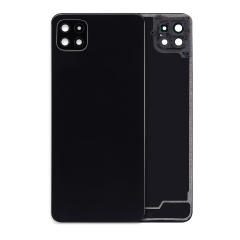 Back Cover Glass With Camera Lens For Samsung Galaxy A22 5G (A226 / 2021) (Aftermarket Plus) (Black)