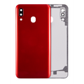 Back Cover Glass With Camera Lens For Samsung Galaxy A20 (A205 / 2019) (Aftermarket Plus) (Red)