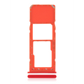 Single Sim Card Tray For Samsung Galaxy A10 (A105 / 2019) (Red)