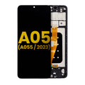 LCD Assembly With Frame For Samsung Galaxy A05 (A055 / 2023) (Refurbished) (All Colors)