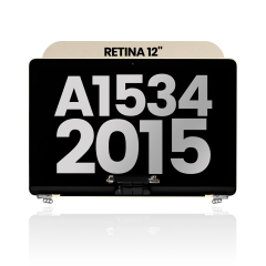 Complete LCD Display Assembly For MacBook 12" A1534 (2015) (Used OEM Pull: Grade B) (Gold)