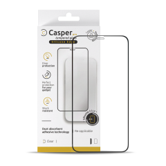 Casper Pro Silicone Tempered Glass For iPhone 12 Pro Max (Retail Pack) (Clear)