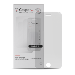 Casper Pro Tempered Glass For iPhone 6 / 6S / 7 / 8 / SE (2020) / SE (2022) (10 Pack) (Clear)