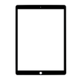 Front Glass Only For iPad Pro 12.9" 2nd Gen (2017) (Black) (Glass Separation Required)