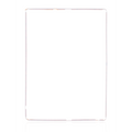 Frame With Adhesive For iPad 2 (White)