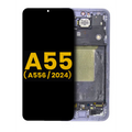 OLED Assembly With Frame For Samsung Galaxy A55 (A556 / 2024) (Refurbished) (Lilac)