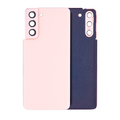 Back Cover Glass With Camera Lens For Samsung Galaxy S21 5G (No Logo) (Aftermarket Plus) (Phantom Pink)