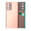 Back Cover Glass With Camera Lens For Samsung Galaxy Note 20 Ultra (No Logo) (Aftermarket Plus) (Mystic Bronze)