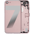 Back Housing W/ Small Components Pre-Installed For iPhone 7 (Used OEM Pull: Grade A) (Rose Gold)
