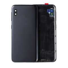Back Cover Glass With Camera Lens For Samsung Galaxy A10E (A102 / 2019) (Service Pack) (Black)