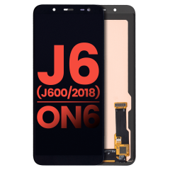 OLED Assembly Without Frame For Samsung Galaxy J6 / On6 (J600 / 2018) (Aftermarket Plus) (Black)