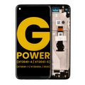 LCD Assembly With Frame For Motorola Moto G Power (XT2041-4 / XT2041-6 / XT2041-7 / XT2041DL / 2020) (Refurbished) (Smoke Black)