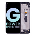 LCD Assembly With Frame For Motorola Moto G Power (XT2041/ 2020) (Genuine OEM) (Smoke Black)