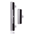 Hard Buttons (Power / Volume) For Samsung Galaxy Note 10 Plus / 5G (Aura Glow / Silver)