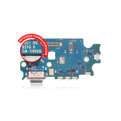 Charging Port Board With Sim Card Reader For Samsung Galaxy S22 Plus 5G (S906B/N) (International Version) (Premium)