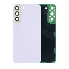 Back Cover Glass With Camera Lens For Samsung Galaxy S22 Plus 5G (No Logo) (Aftermarket Plus) (Violet)