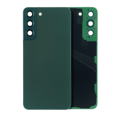 Back Cover Glass With Camera Lens For Samsung Galaxy S22 Plus 5G (No Logo) (Aftermarket Plus) (Green)
