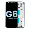 LCD Assembly With Frame For Motorola Moto G6 (XT1925 / 2018) (Genuine OEM) (Deep Indigo)