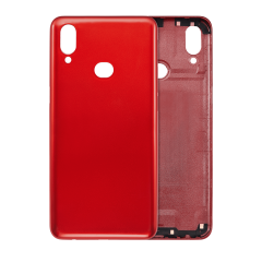 Back Cover Glass For Samsung Galaxy A10s (A107 / 2019) (Aftermarket Plus) (Red)