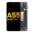 OLED Assembly With Frame For Samsung Galaxy A55 (A556 / 2024) (Refurbished) (Navy)