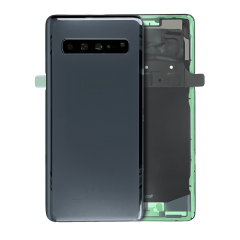 Back Cover Glass With Camera Lens For Samsung Galaxy S10 5G (Service Pack) (Prism Black)