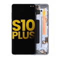 OLED Assembly With Frame For Samsung Galaxy S10 Plus (Refurbished) (Prism Blue)