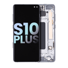OLED Assembly With Frame For Samsung Galaxy S10 Plus (Service Pack) (Prism / Ceramic Black)