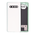 Back Cover Glass With Camera Lens For Samsung Galaxy S10 Plus (Service Pack) (Ceramic White)