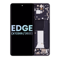 LCD Assembly With Frame For Motorola Moto Edge (XT2305 / 2023) (Genuine OEM) (Eclipse Black)