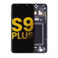 OLED Assembly With Frame For Samsung Galaxy S9 Plus (Refurbished) (Midnight Black)