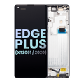 OLED Assembly With Frame For Motorola Edge Plus (XT2061 / 2020) (Genuine OEM) (Baltic Gray)