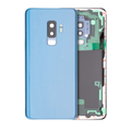 Back Cover Glass With Camera Lens For Samsung Galaxy S9 Plus (No Logo) (Aftermarket Plus) (Coral Blue)
