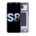 OLED Assembly With Frame For Samsung Galaxy S8 (Service Pack) (Orchid Gray)