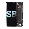 OLED Assembly With Frame For Samsung Galaxy S8 (Service Pack) (Midnight Black)