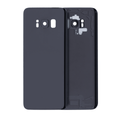 Back Cover Glass With Camera Lens For Samsung Galaxy S8 (Service Pack) (Midnight Black)