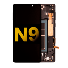 OLED Assembly With Frame For Samsung Galaxy Note 9 (Refurbished) (Midnight Black)