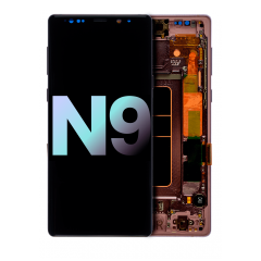 OLED Assembly With Frame For Samsung Galaxy Note 9 (Service Pack) (Metallic Copper)