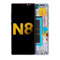 OLED Assembly With Frame For Samsung Galaxy Note 8 (Refurbished) (Orchid Gray)