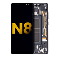 OLED Assembly With Frame For Samsung Galaxy Note 8 (Refurbished) (Midnight Black)