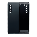 Back Cover Glass With Camera Lens For Samsung Galaxy Fold 4G (F900) (Aftermarket Plus) (Cosmos Black)