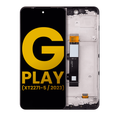 LCD Assembly With Frame For Motorola Moto G Play (XT2271 / 2023) (Refurbished) (All Colors)