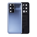 Back cover Glass With Camera Lens For Huawei P40 Pro (Mirror Silver)