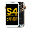 OLED Assembly With Frame For Samsung Galaxy S4 (I545 / L720 / R970) (Verizon & Sprint) (Refurbished) (White)