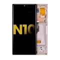 OLED Assembly With Frame For Samsung Galaxy Note 10 (Refurbished) (Aura Glow / Silver)